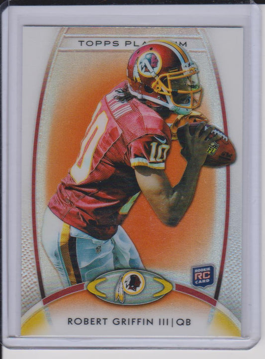 ROBERT GRIFFIN III RG3 2012 TOPPS PLATINUM ORANGE REFRACTOR RC #120
