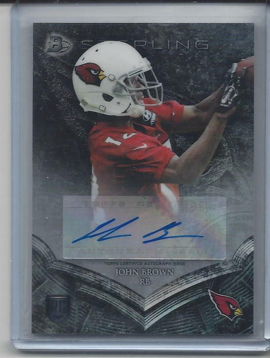 JOHN BROWN 2014 BOWMAN STERLING CARDINALS ROOKIE AUTO RC