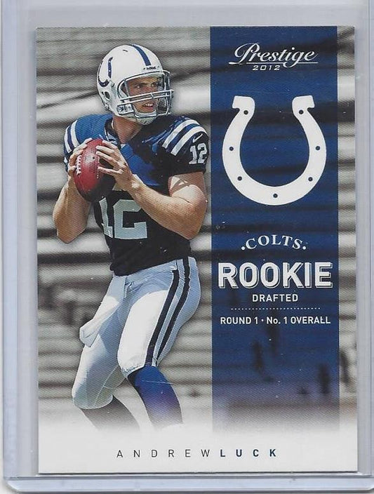 ANDREW LUCK 2012 PANINI PRESTIGE COLTS TRUE RC #229