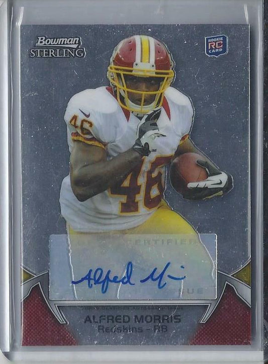 ALFRED MORRIS 2014 BOWMAN STERLING REDSKINS AUTO RC #117