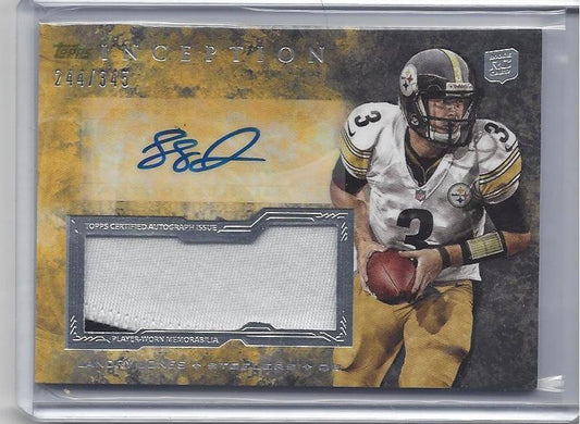 LANDRY JONES 2013 TOPPS INCEPTION 2 COLOR RPA PATCH AUTO RC #D /345