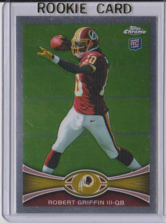 ROBERT GRIFFIN III RG3 2012 TOPPS CHROME TRUE RC #200