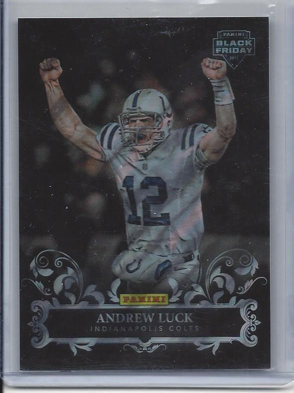ANDREW LUCK 2013 PANINI BLACK FRIDAY LAVA FLOW #15