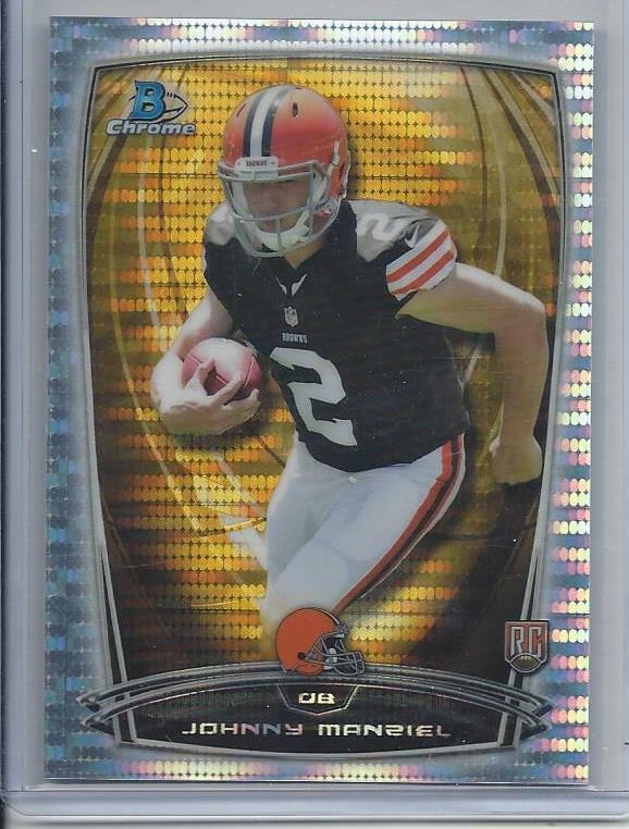 JOHNNY MANZIEL 2014 BOWMAN CHROME PULSAR REFRACTOR RC #D /271