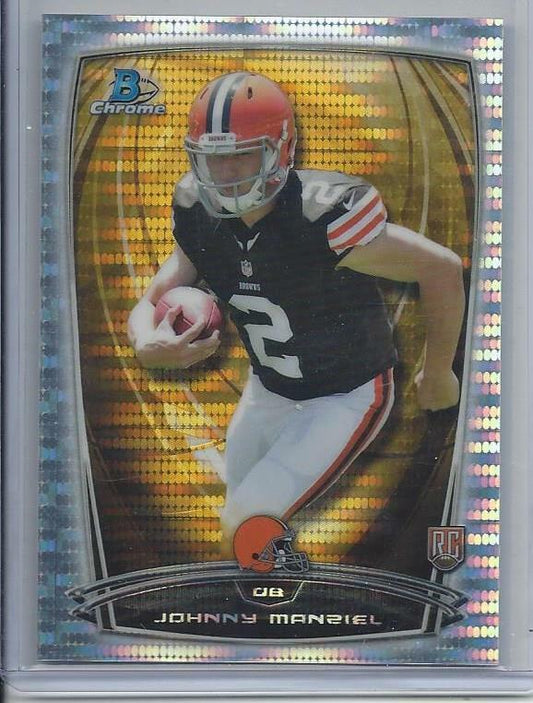 JOHNNY MANZIEL 2014 BOWMAN CHROME PULSAR REFRACTOR RC #D /271
