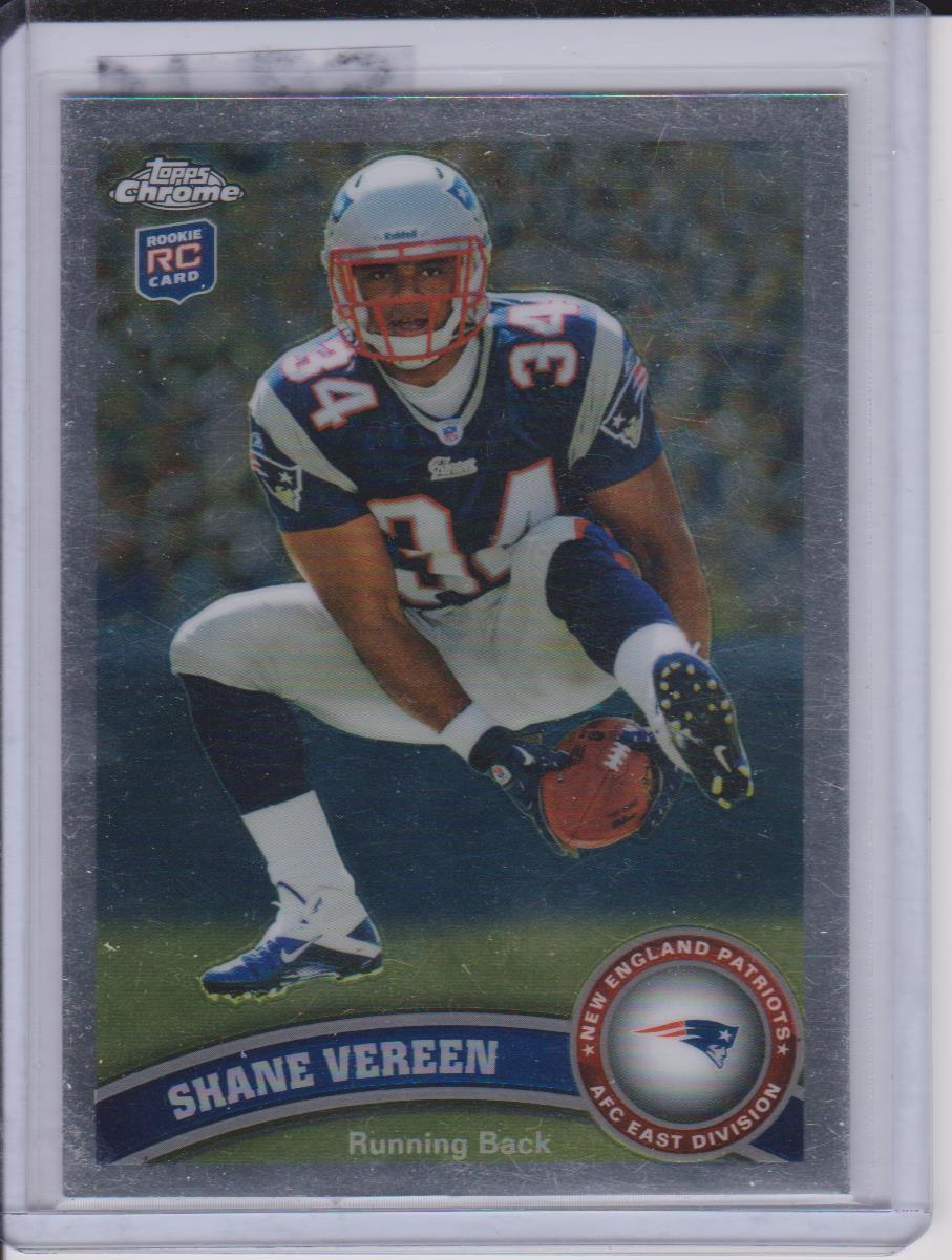SHANE VEREEN 2001 TOPPS CHROME SP SHORT PRINT VARIATION VARIANT RC #184