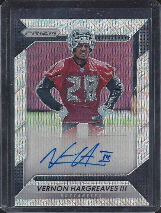 VERNON HARGREAVES III 2016 PANINI PRIZM BLUE WAVE PRIZMS AUTO RC #D 111/149