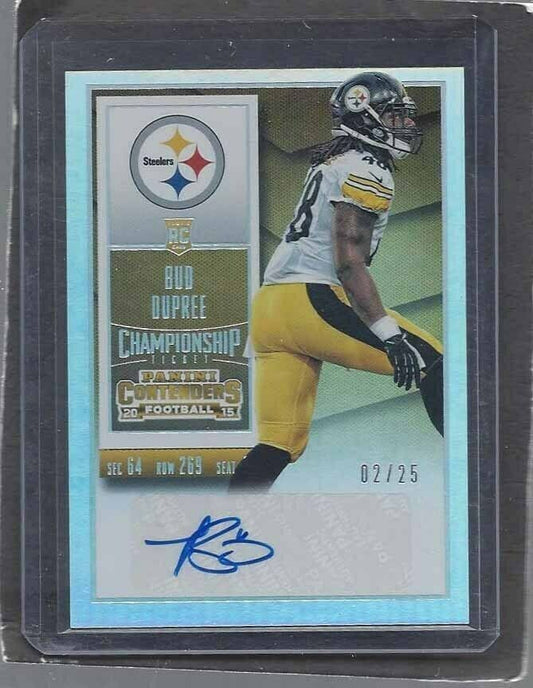 BUD DUPREE 2015 CONTENDERS CHAMPIONSHIP TICKET VARIATION AUTO RC #D 2/25