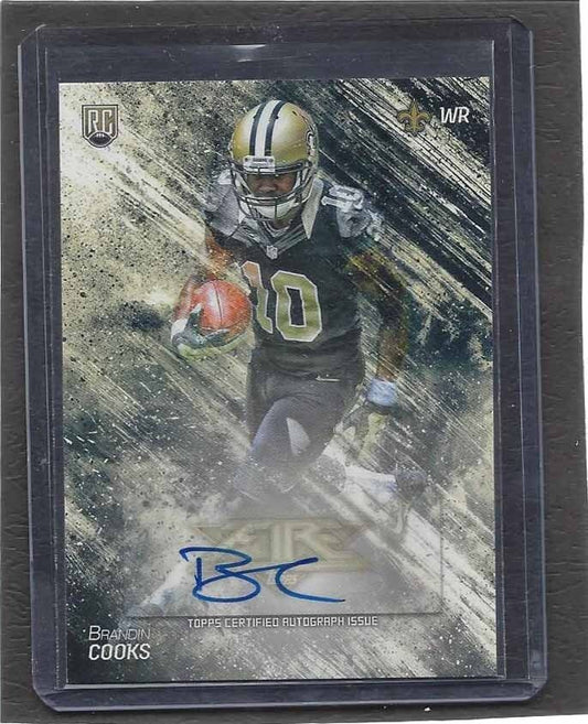 BRANDIN COOKS 2014 TOPPS FIRE TRUE ROOKIE AUTO RC #132