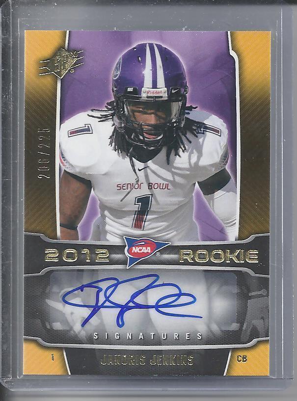 JANORIS JENKINS 2012 SPX RAMS AUTO RC #D 206/225