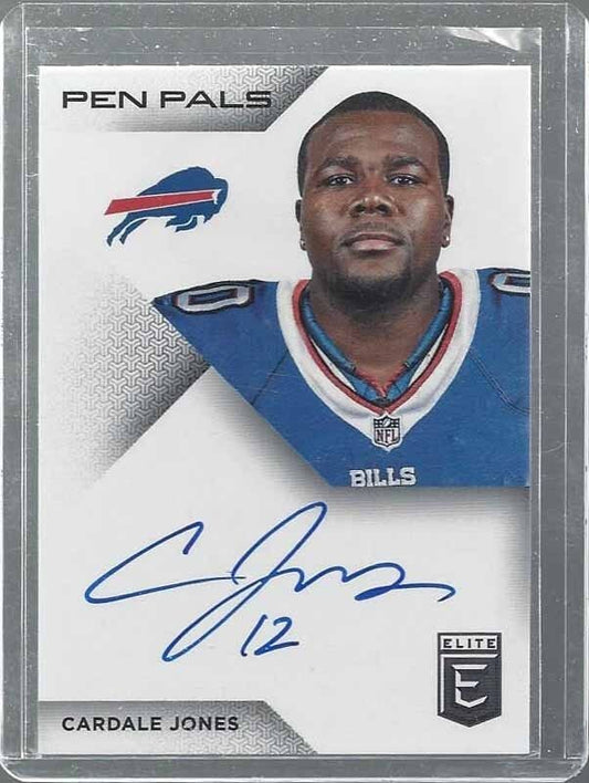 CARDALE JONES 2016 ELITE PEN PALS ON CARD ROOKIE AUTO RC