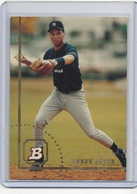 DEREK JETER 1994 BOWMAN YANKEES PROSPECT GOLD FOIL SSP #633