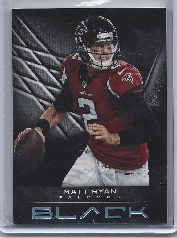 MATT RYAN 2012 PANINI BLACK PLATINUM BASE #D 17/25