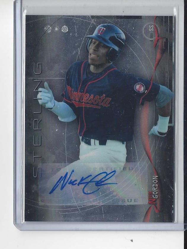 NICK GORDON 2014 BOWMAN STERLING TWINS PROSPECT AUTO