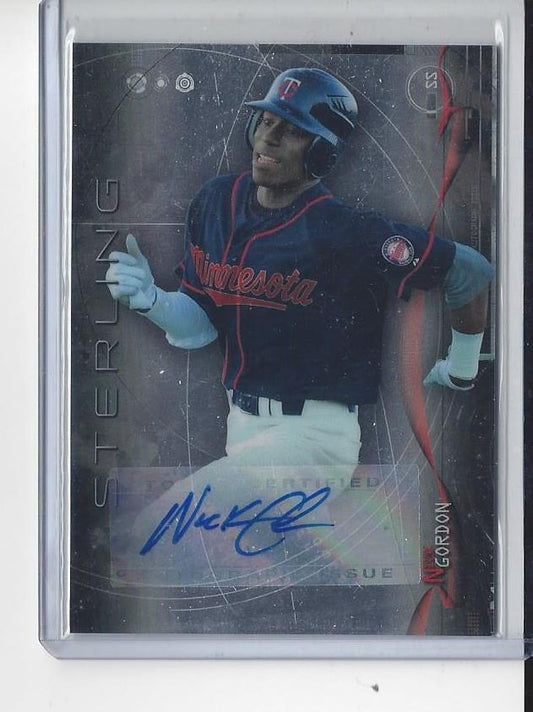 NICK GORDON 2014 BOWMAN STERLING TWINS PROSPECT AUTO