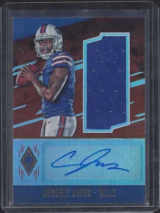 CARDALE JONES 2015 PANINI PHOENIX BILLS ROOKIE JERSEY AUTO RC #D 84/99