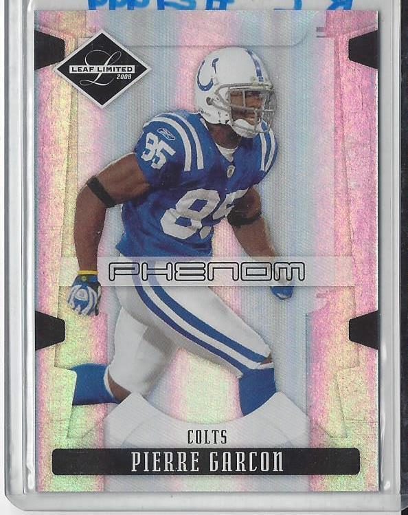PIERRE GARCON 2008 LEAF LIMITED PHENOM COLTS TRUE RC #D 448/999