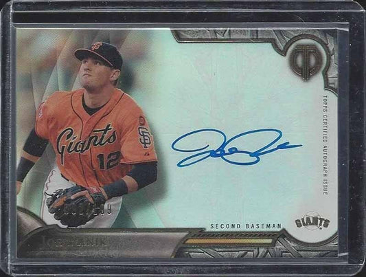 JOE PANIK 2016 TOPPS TRIBUTE SAN FRANCISCO GIANTS ON CARD AUTO #D /199