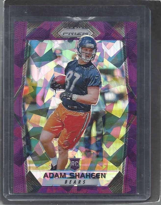 ADAM SHAHEEN 2017 PANINI PRIZM PURPLE CRYSTALS PRIZMS ROOKIE RC #D 2/75