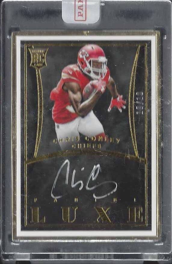 CHRIS CONLEY 2015 PANINI LUXE GOLD FRAME UNCIRC ON CARD ROOKIE AUTO RC #D 10/10