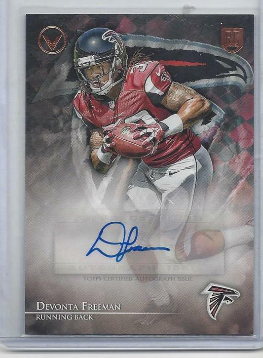 DEVONTA FREEMAN 2014 TOPPS VALOR FALCONS ROOKIE AUTO RC