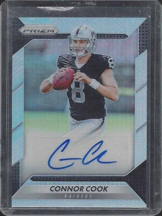 CONNOR COOK 2016 PANINI PRIZM RAIDERS ROOKIE AUTO RC