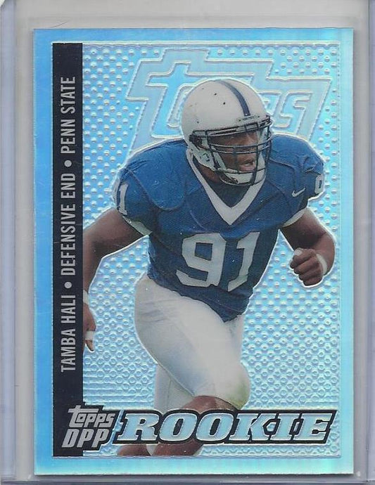 TAMBA HALI 2006 TOPPS DPP DRAFT PICKS PROSPECTS CHROME REFRACTOR RC #144