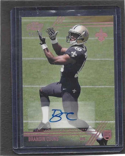 BRANDIN COOKS 2014 TOPPS PRIME SILVER RAINBOW ROOKIE AUTO RC #D 4/50
