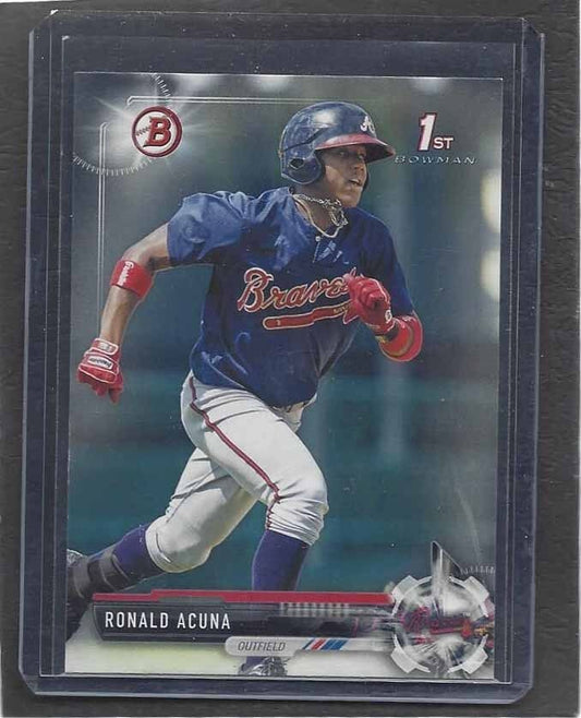 RONALD ACUNA 2017 BOWMAN PROSPECTS 1ST BRAVES PROSPECT #127