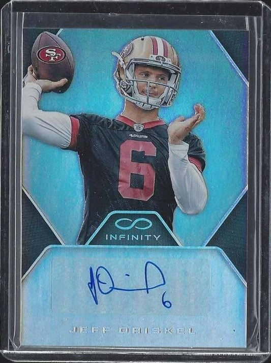 JEFF DRISKEL 2016 PANINI INFINITY 49ERS BENGALS ROOKIE AUTO RC #D 312/488