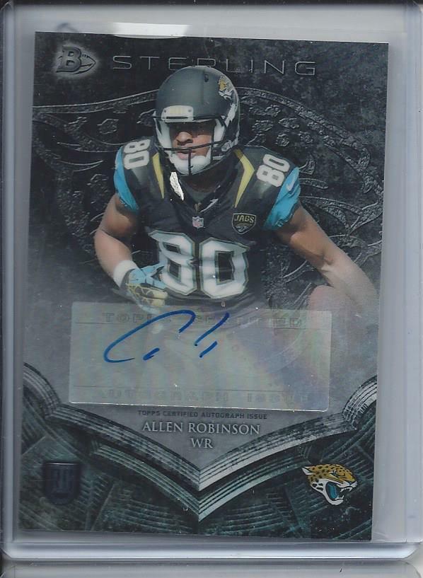 ALLEN ROBINSON 2014 BOWMAN STERLING JAGUARS ROOKIE AUTO RC