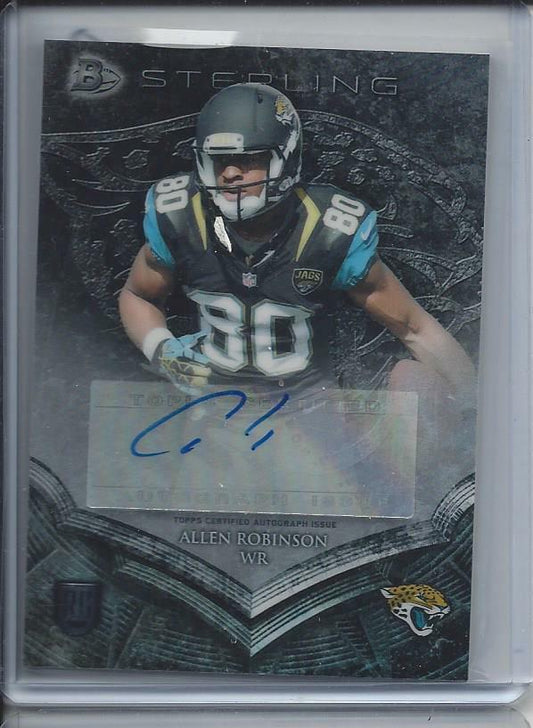 ALLEN ROBINSON 2014 BOWMAN STERLING JAGUARS ROOKIE AUTO RC