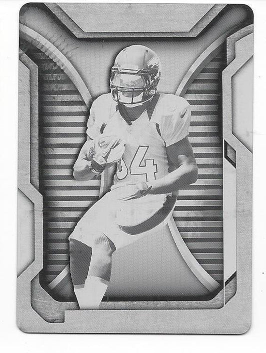 RONNIE HILLMAN 2012 TOPPS STRATA BLACK PRINTING PLATE RC #D 1/1
