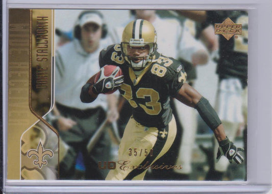 DONTE STALLWORTH 2004 UPPER DECK UD EXCLUSIVES GOLD #D 35/50