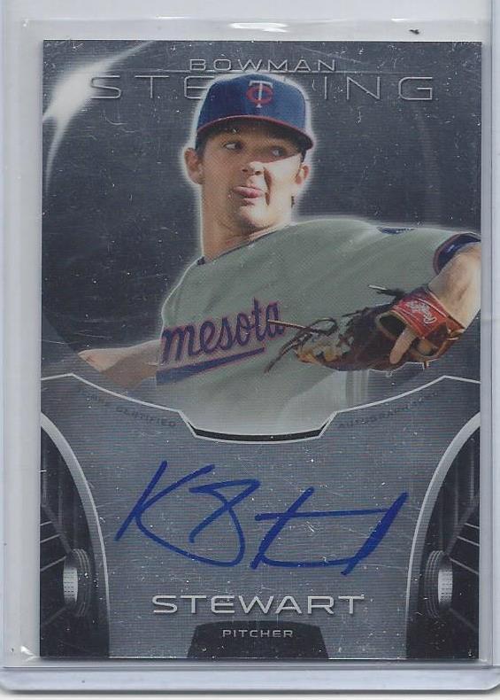 KOHL STEWART 2014 BOWMAN STERLING TWINS PROSPECT ON CARD AUTO