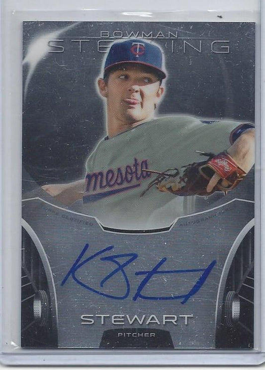 KOHL STEWART 2014 BOWMAN STERLING TWINS PROSPECT ON CARD AUTO
