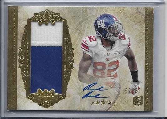 RUEBEN RANDLE 2012 TOPPS 5 FIVE STAR JUMBO 2 COLOR RPA PATCH AUTO RC #D 52/55