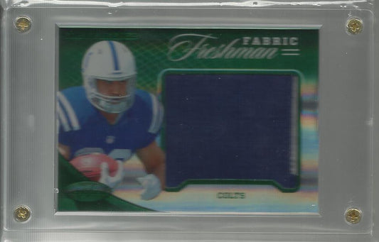 COBY FLEENER 2012 CERTIFIED MIRROR EMERALD FRESHMAN FABRIC JUMBO PATCH RC #D 4/5