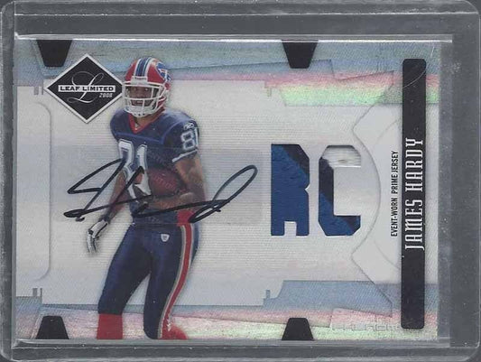 JAMES HARDY 2008 LEAF LIMITED PHENOMS 3 COLOR BILLS RPA PATCH AUTO RC #D 89/99