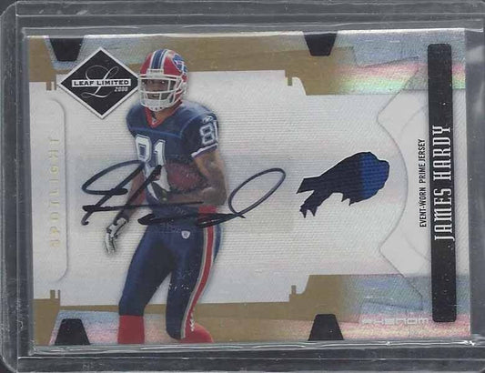 JAMES HARDY 2008 LIMITED SPOTLIGHT GOLD PHENOMS 2 COLOR PATCH AUTO RC #D 25/25