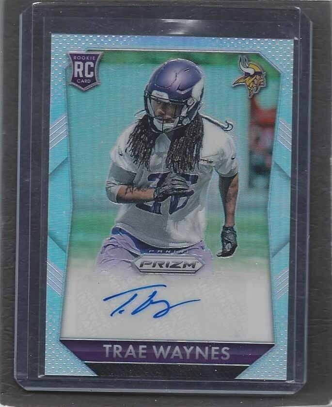 TRAE WAYNES 2015 PANINI PRIZM SILVER PRIZMS ROOKIE AUTO RC #D 7/125