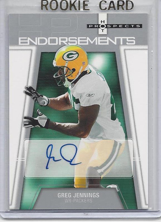 GREG JENNINGS 2006 HOT PROSPECTS ENDORSEMENTS AUTO RC