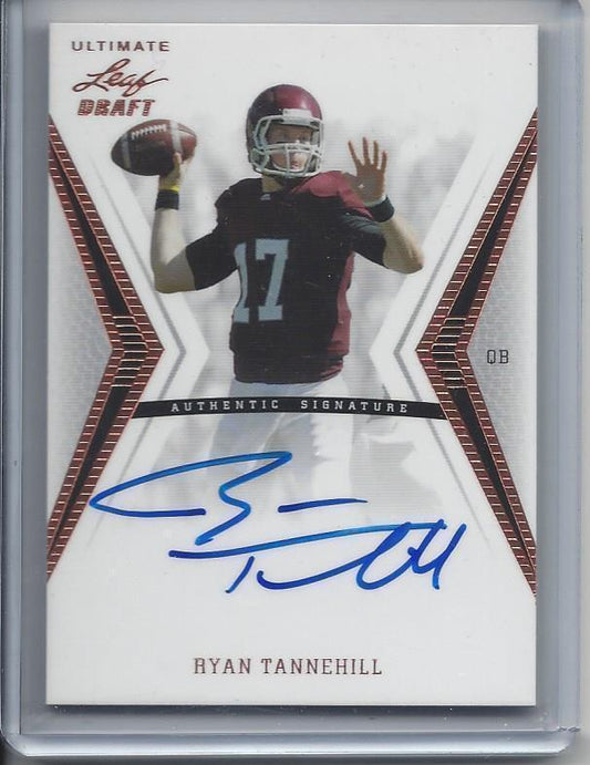 RYAN TANNEHILL 2012 LEAF ULTIMATE DRAFT ON CARD AUTO RC #2
