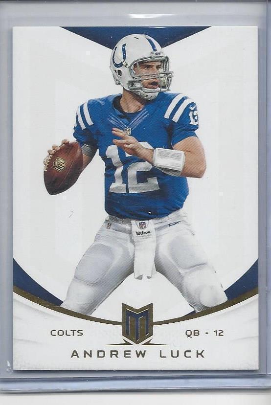ANDREW LUCK 2013 PANINI MOMENTUM GOLD PARALLEL #D 67/99