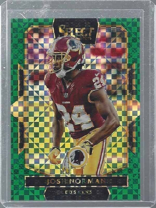 JOSH NORMAN 2016 PANINI SELECT GREEN PRIZM #D 5/5