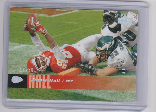 DANTE HALL 2006 UPPER DECK UD EXCLUSIVES #D 18/50