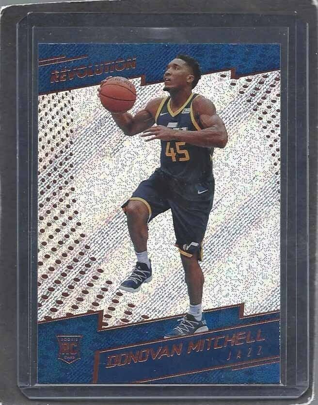 DONOVAN MITCHELL 2017-18 PANINI REVOLUTION TRUE ROOKIE RC #125
