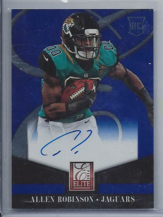 ALLEN ROBINSON 2014 ELITE JAGUARS ON CARD AUTO RC #3