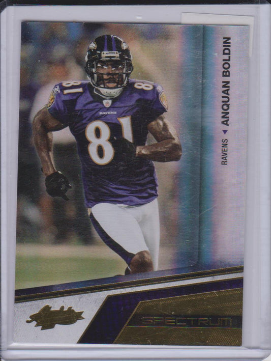ANQUAN BOLDIN 2011 ABSOLUTE SPECTRUM GOLD #D 4/10