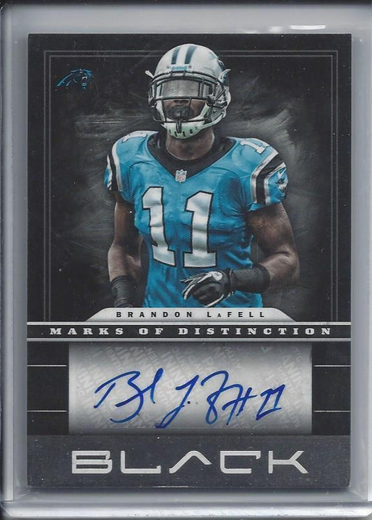 BRANDON LaFELL 2012 PANINI BLACK MARKS OF DISTINCTION AUTO #D 2/75